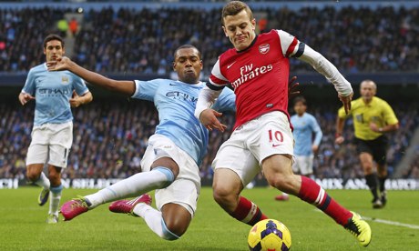Jack Wilshere Arsenal Fernandino Manchester City