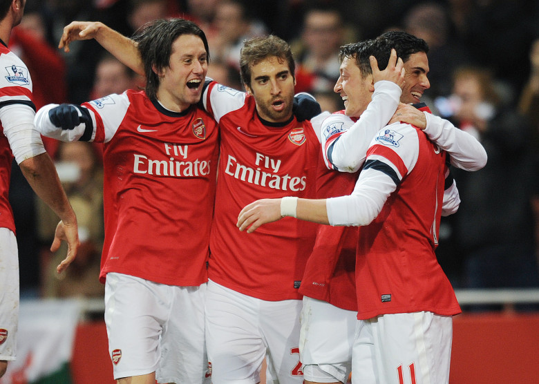 Celebrations after Ozil opener premature