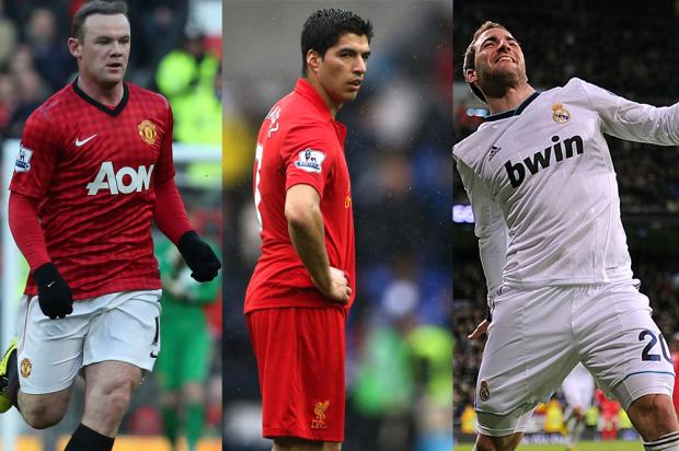 Suarez Rooney Higuain