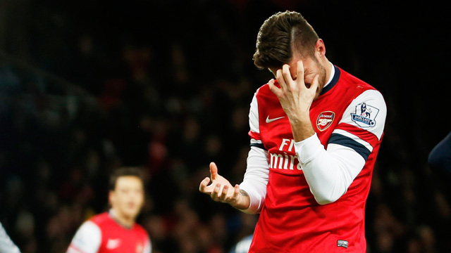 Arsenal's Olivier Giroud