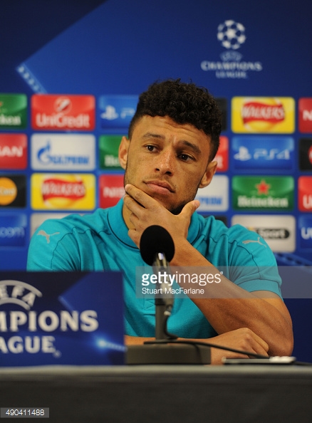 Ox at Press Conference yesterday (Couttesy of Getty/Stuart MacFarlane)