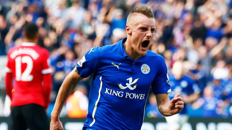 Leicester's speedster Jamie Vardy