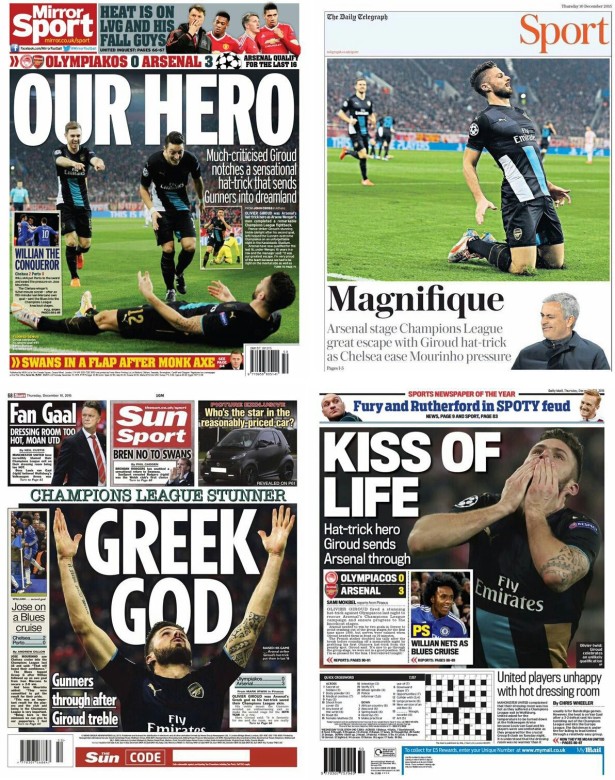 Even the English media praised him!