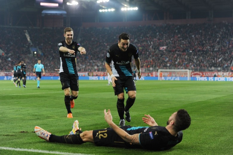 Olivier Giroud, the hat-trick hero