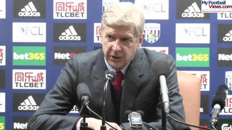 Wenger after WBA defeat - Same poor excuse 2 weeks in a row??
