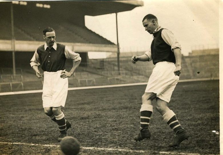 David Jack with Cliff Bastin at Highbury