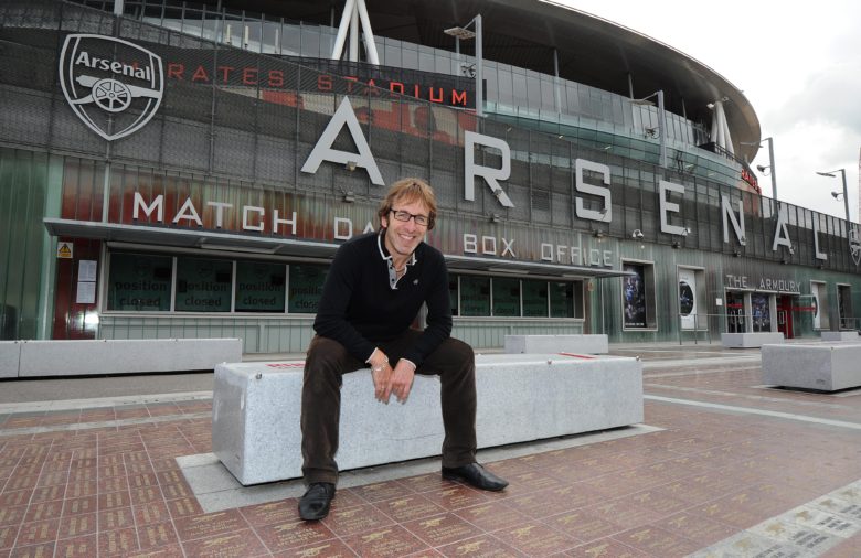 Ever Supportive Ian Stone (Thanks to Stuart Macfarlane and Arsenal FC