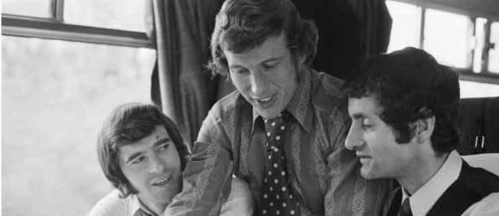 Peter Storey, Bob McNab and Frank McLintock discuss tactics