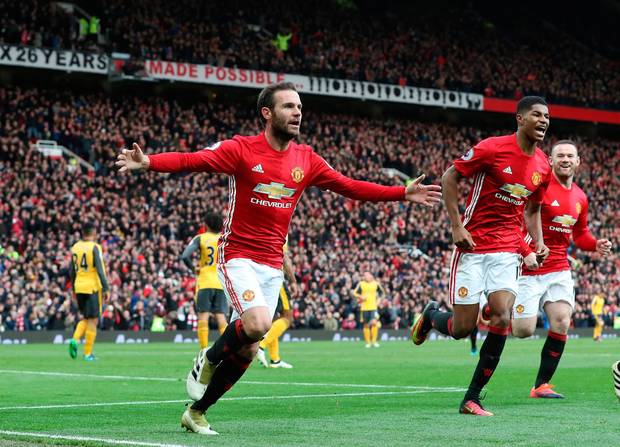 Two players allowed to switch off for Mata's goal