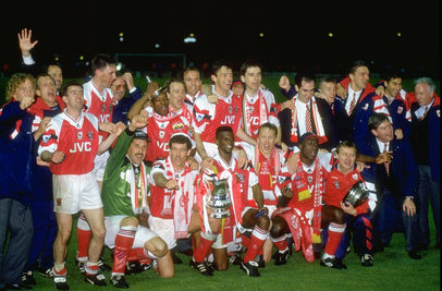 Smudger with the rest of our victorious 1993 FA Cup winning side