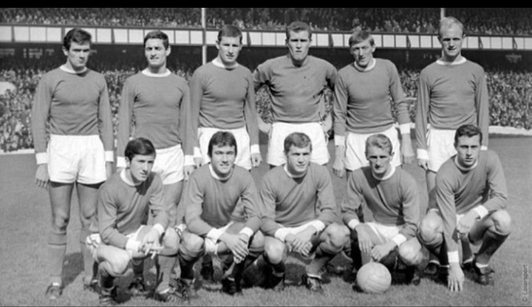 An early team photo with Geordie and some other familiar faces