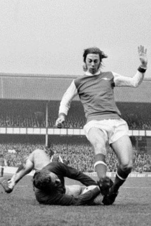 Charlie heading in on goal