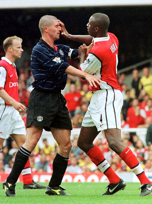 Vieira and Keane clash
