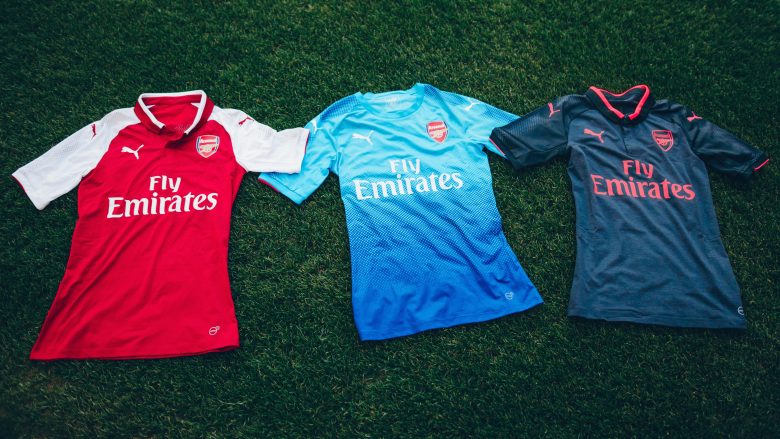PUMA has today unveiled Arsenal’s latest away kit. The new blue kit will be worn throughout the 17/18 season, making its debut for the Gunners against Benfica this weekend in the Emirates Cup. Get yours NOW at uk.puma.com