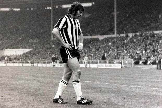 Supermac walks off the Wembley pitch shattered by the 3-0 defeat to Liverpool